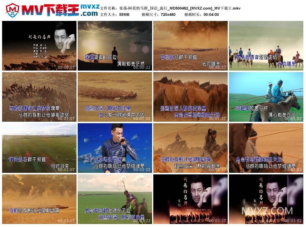 张强-阿爸的马群_国语_流行_MD500482